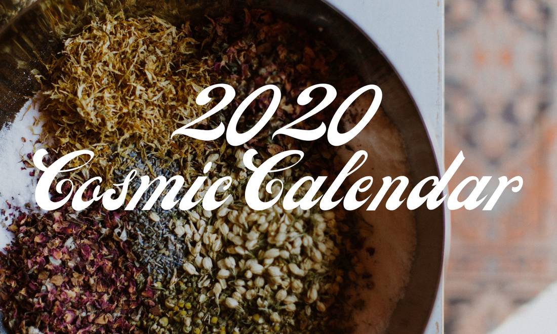 Happy Holidays! 2020 Cosmic Calendar