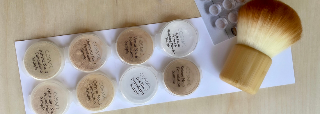 Mineral Foundation Samples 101: How to find the best foundation color shade for you