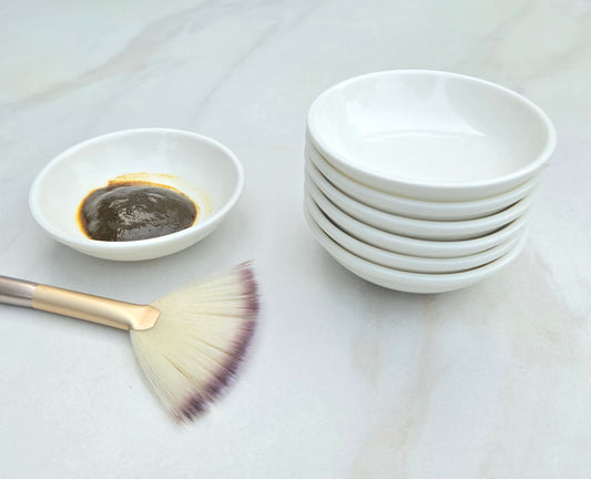 Ceramic Face Mask Mixing Dish
