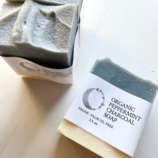 Peppermint Charcoal Organic Soap